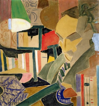 Joan Salvat-Papasseit（1894-1924）1918年的肖像 作者 拉斐尔·佩雷斯·巴拉达斯